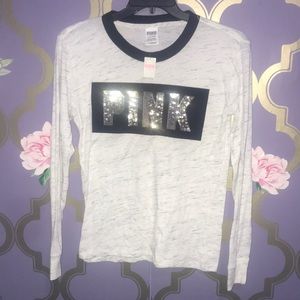 Pink bling top